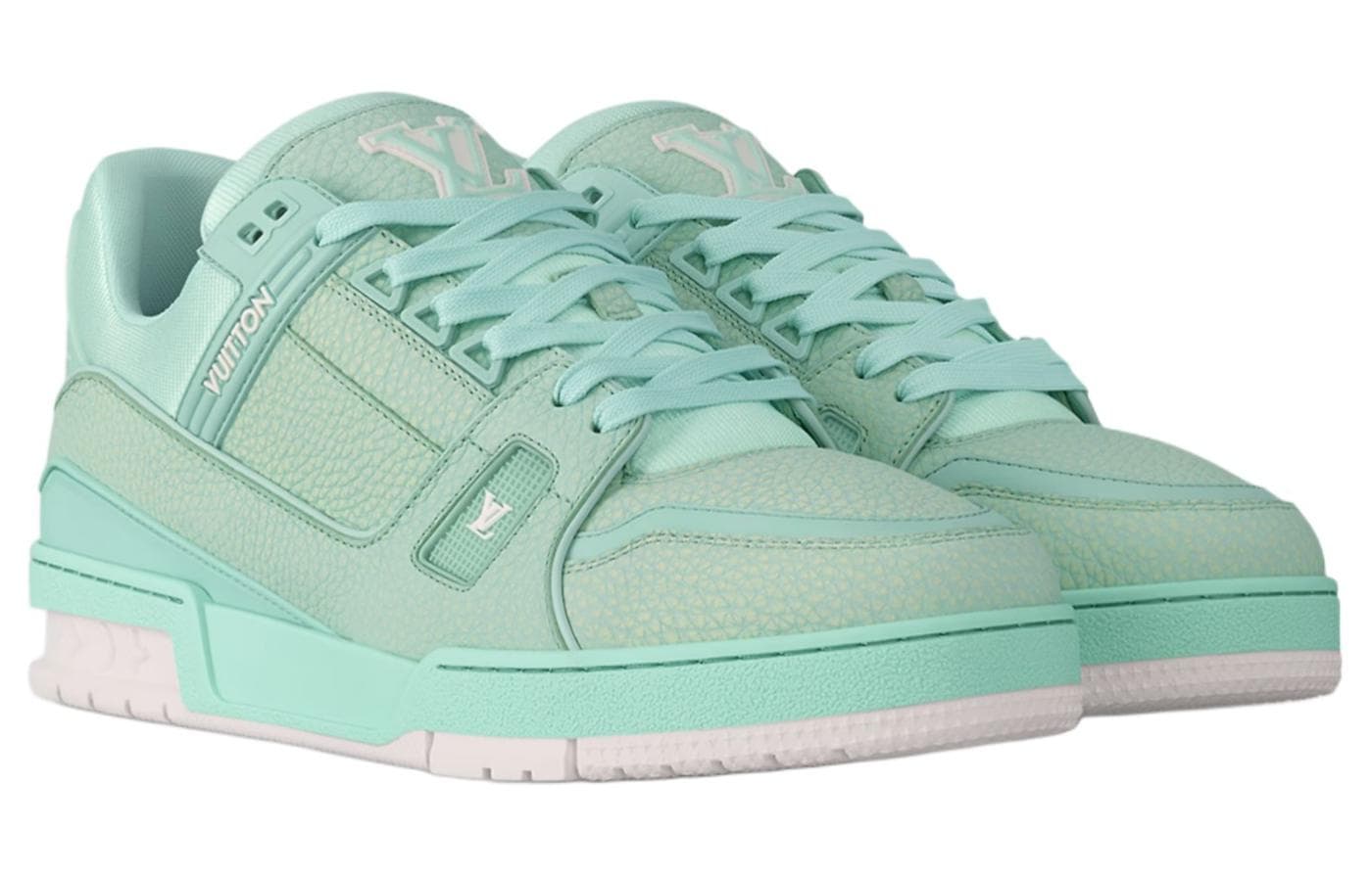 Кроссовки Louis Vuitton Trainer Green - изображение 3
