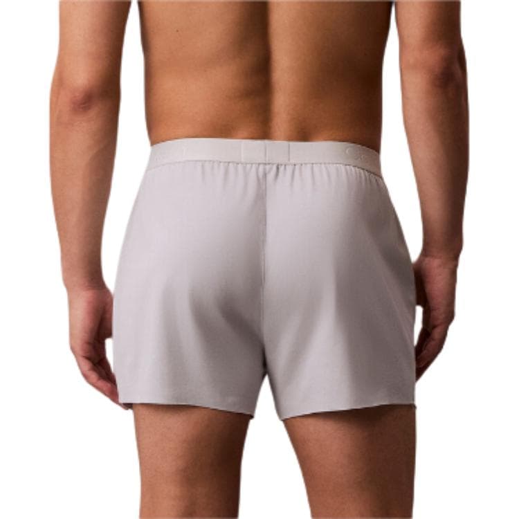 Трусы Calvin Klein Мужское нижнее белье 1 упаковка серый и белый - изображение 2