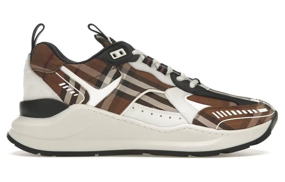 Кроссовки Burberry Vintage Check Low Sneakers Brown - изображение 2