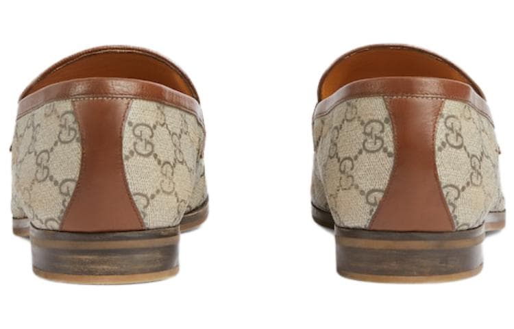 Лоферы GUCCI Paride Монограмма Лоферы Мужские Бежевые - изображение 7