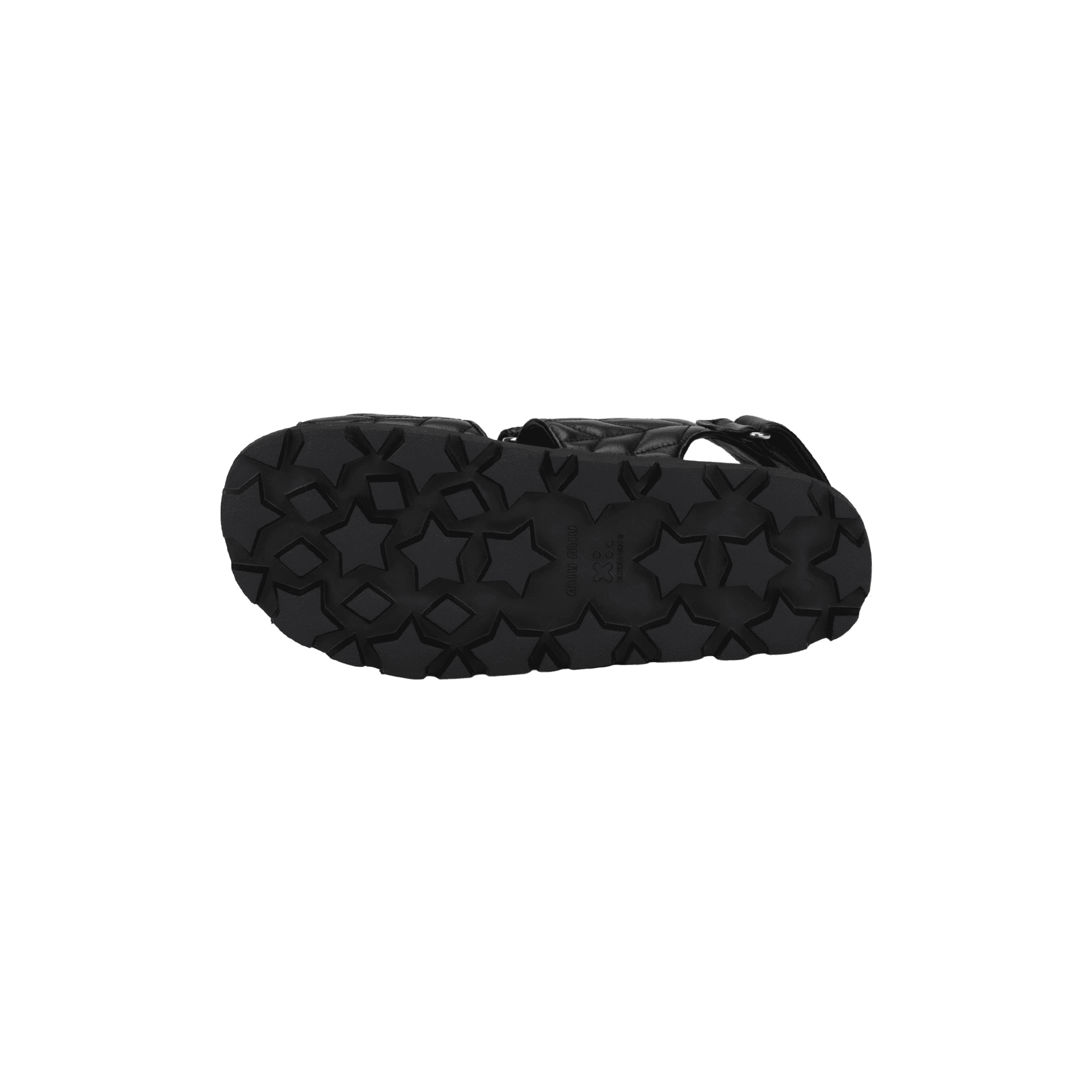 Шлёпанцы Miu Miu Leather Open Toe Sandals Black - изображение 5