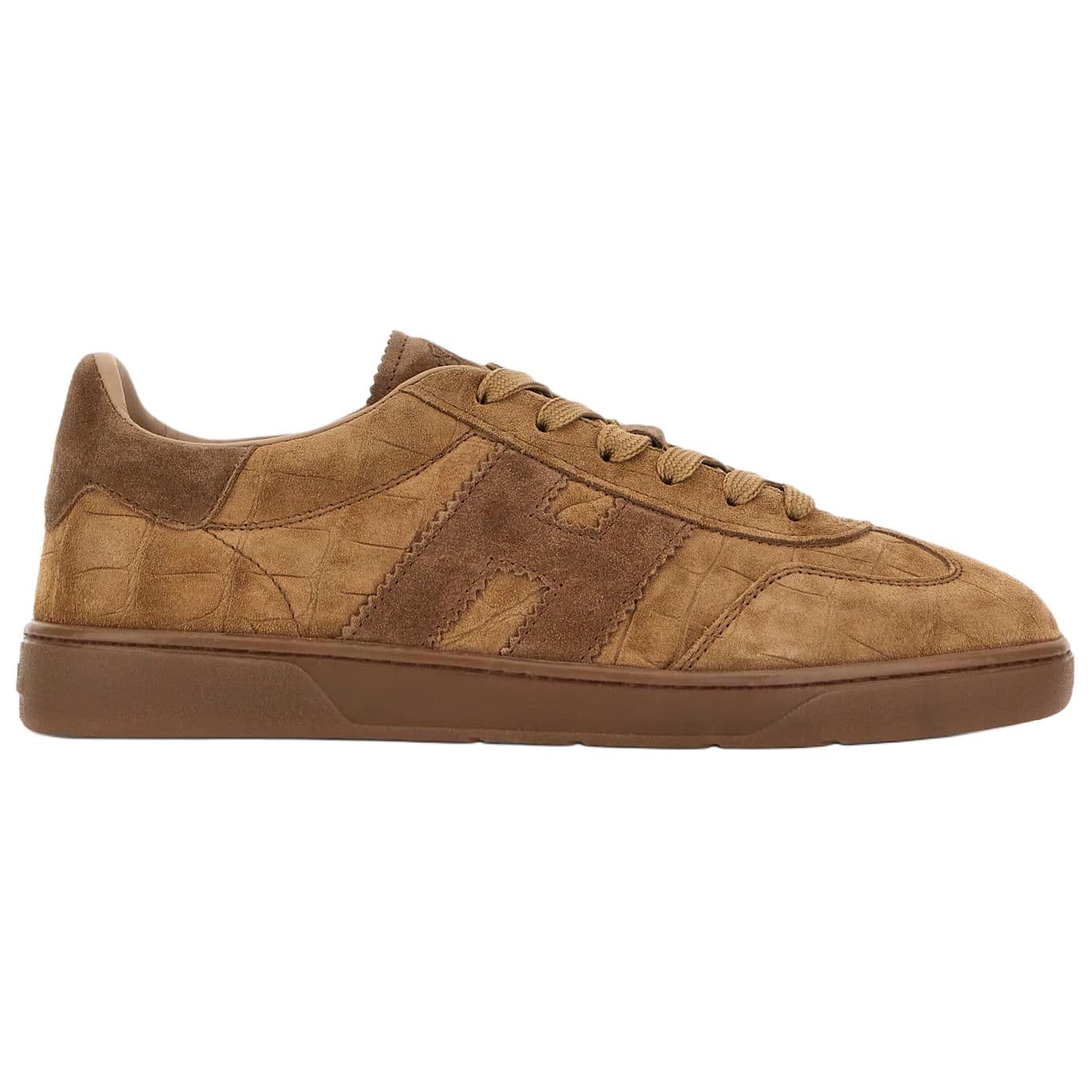 Кроссовки HOGAN Cool Low Top Скейтборд Кроссовки 3,2см Женские Умбра - изображение 2