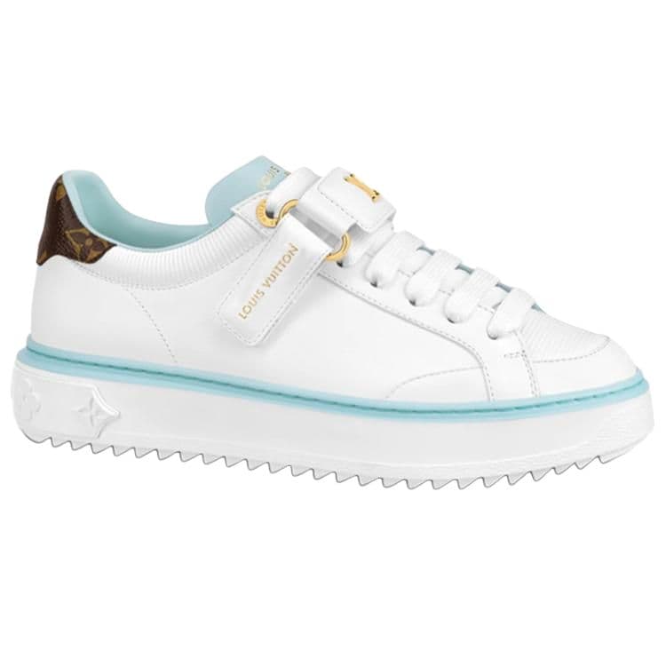 Кроссовки LOUIS VUITTON Time Out White Blue - изображение 2