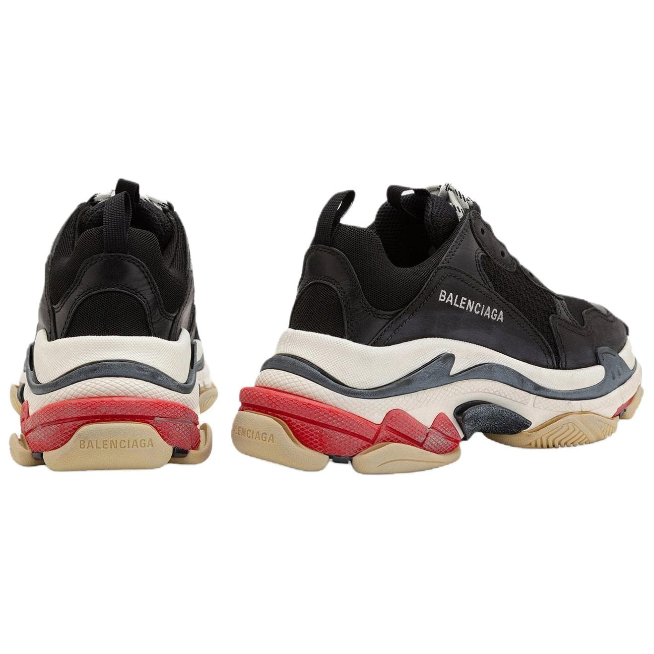 Кроссовки Balenciaga Triple S Black Red - изображение 4