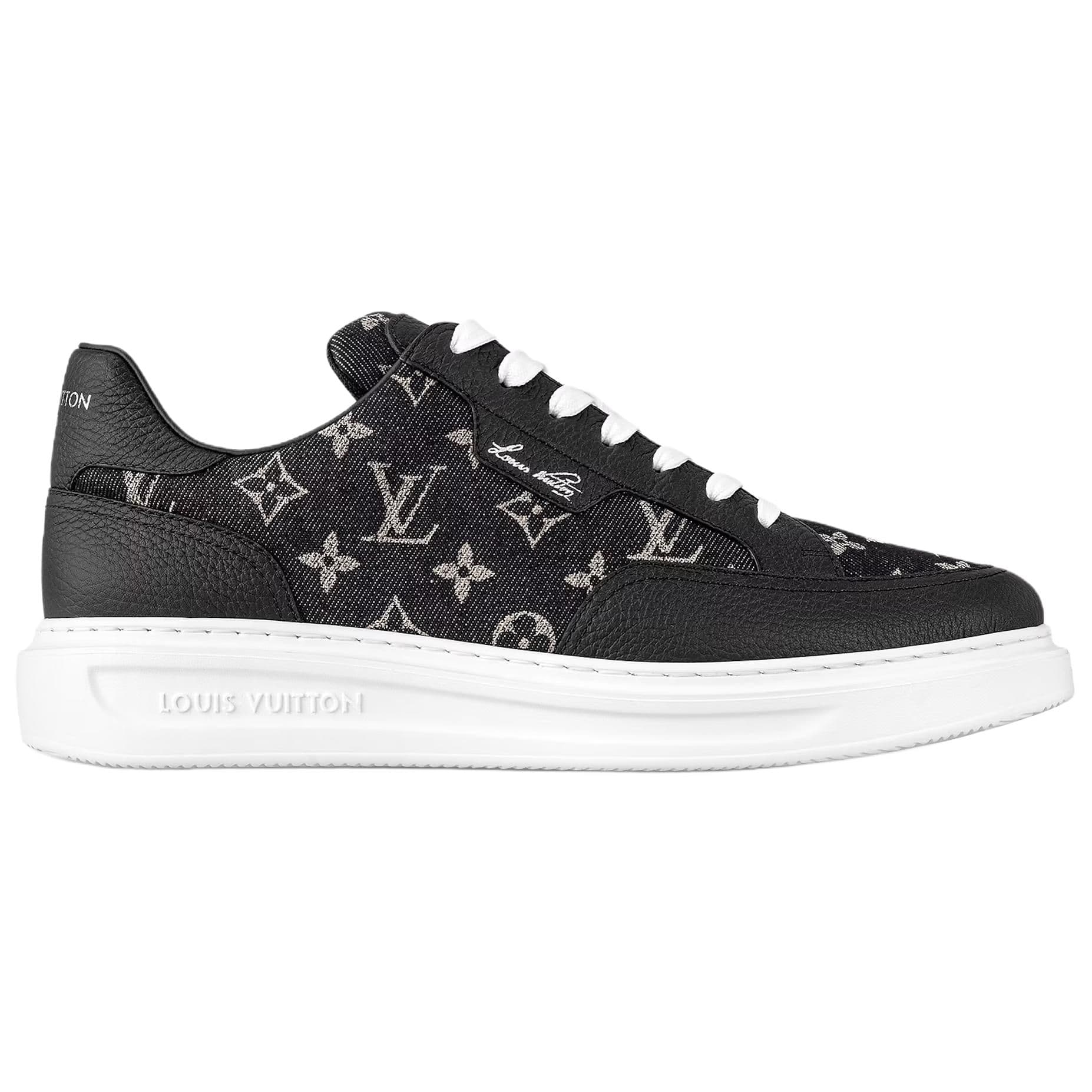 Кроссовки Louis Vuitton Beverly Hills Low Sneakers Black - изображение 2