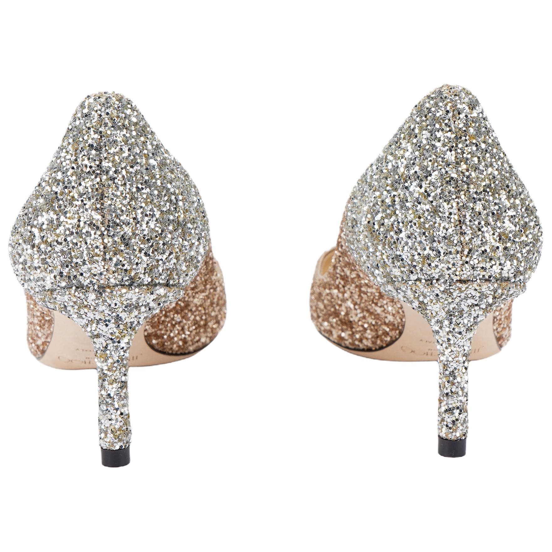 Туфли Jimmy Choo Rose Gold Stiletto Heels - изображение 4