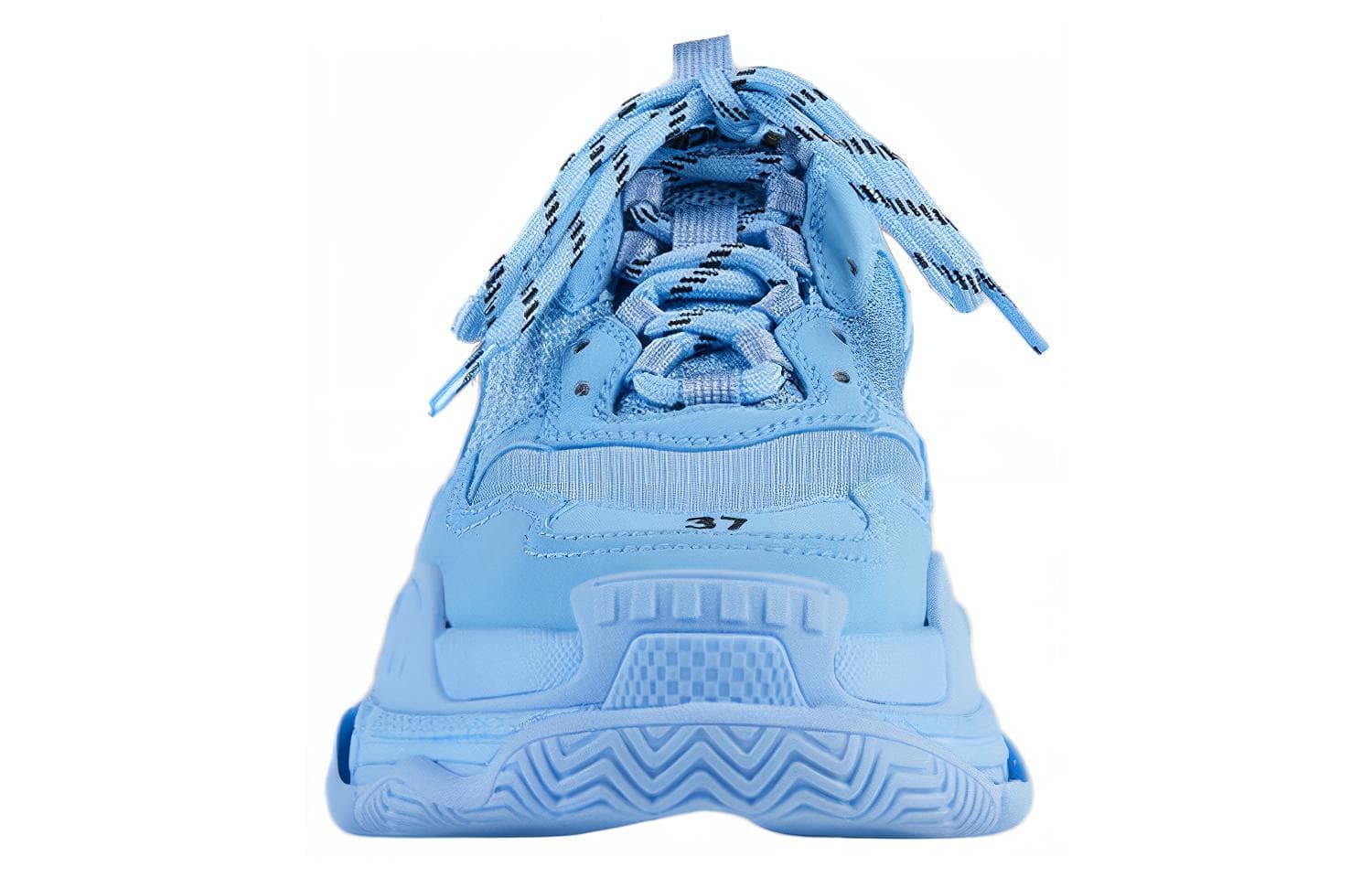 Кроссовки Balenciaga Triple S Light Blue - изображение 4