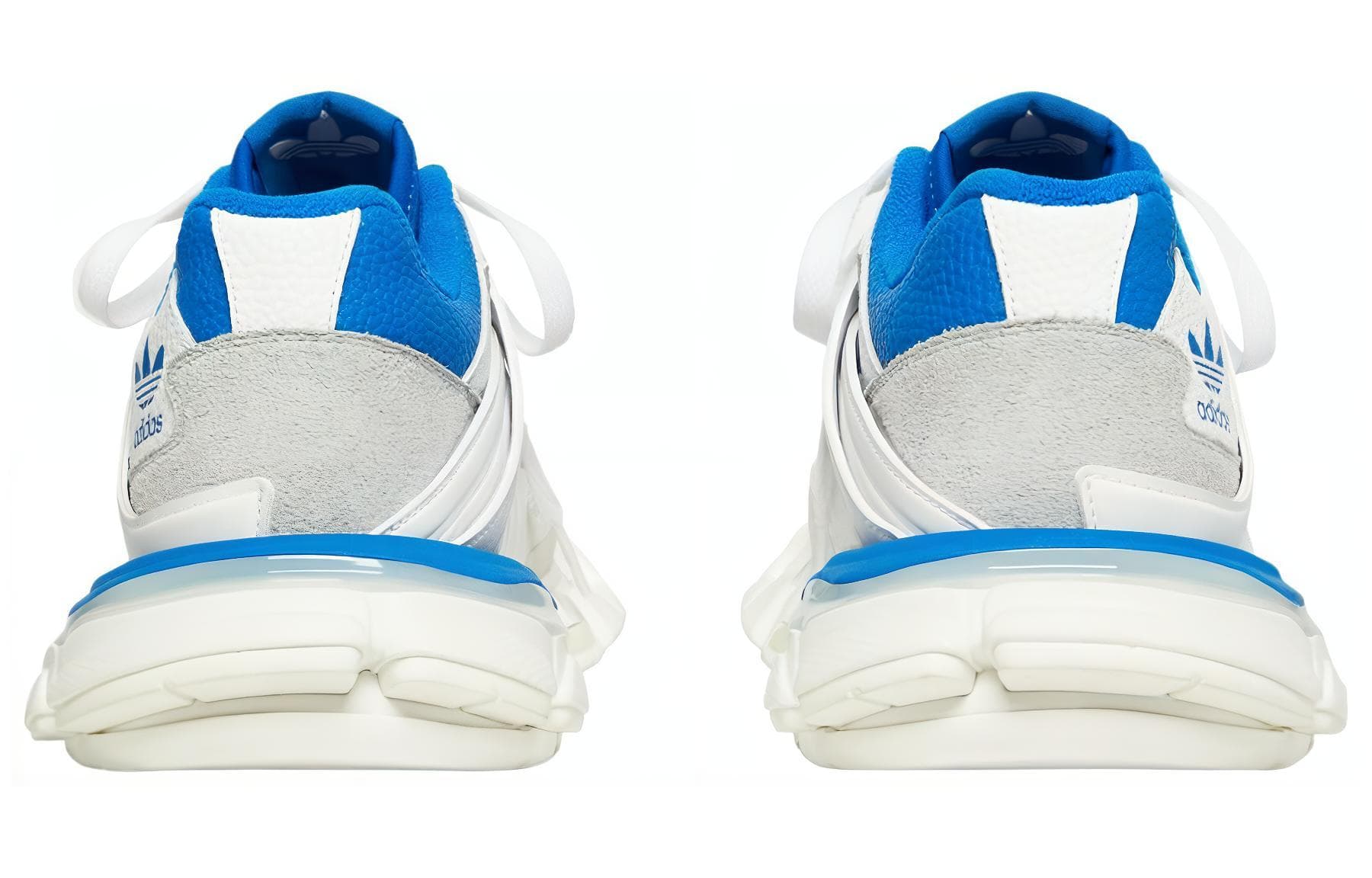 Кроссовки Balenciaga Track Low-Top Crepe Sneakers Men White Баленсиага Трек Низкие Кроссовки Мужские Белые - изображение 4