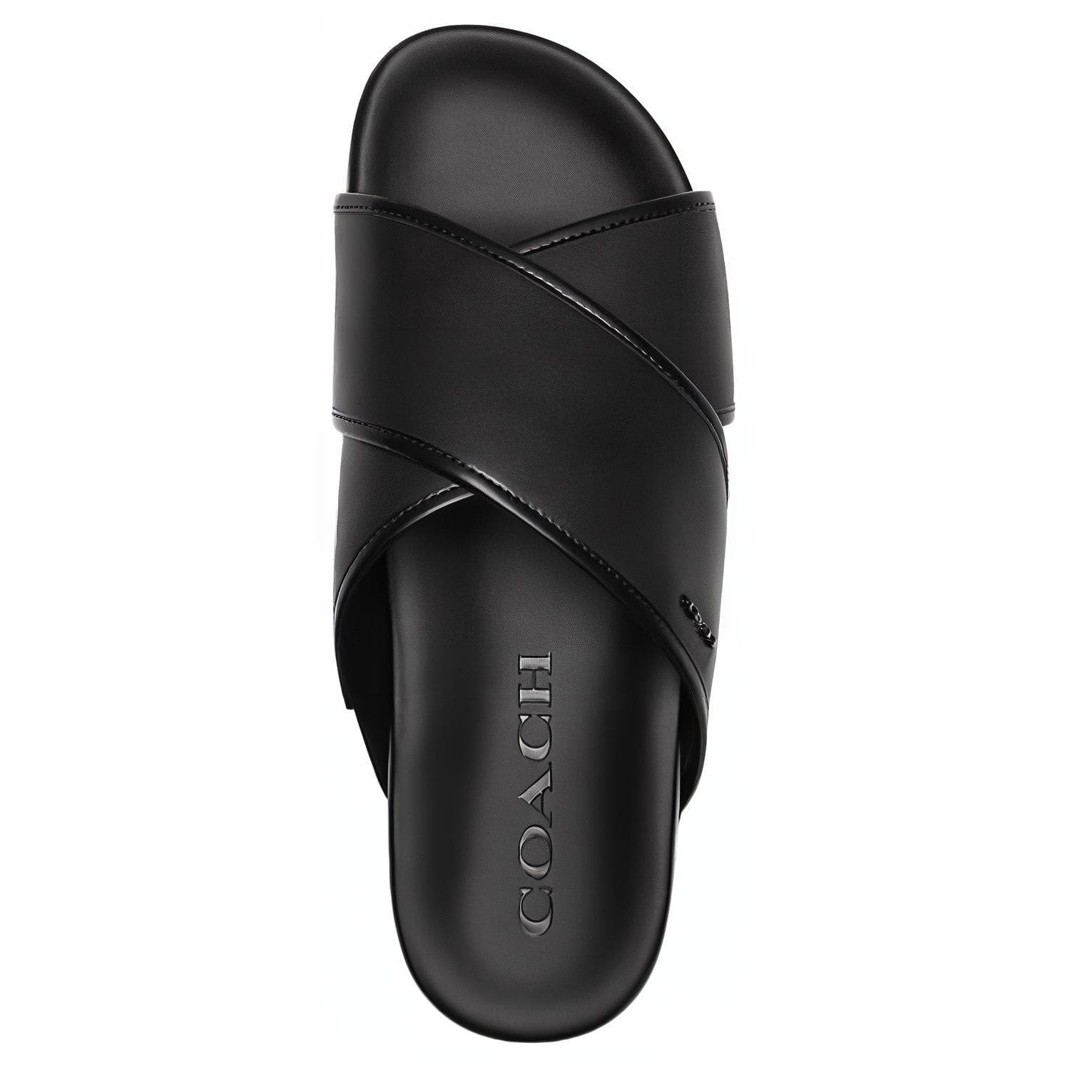 Сандалии Coach Cross Strap Slide Black - изображение 4