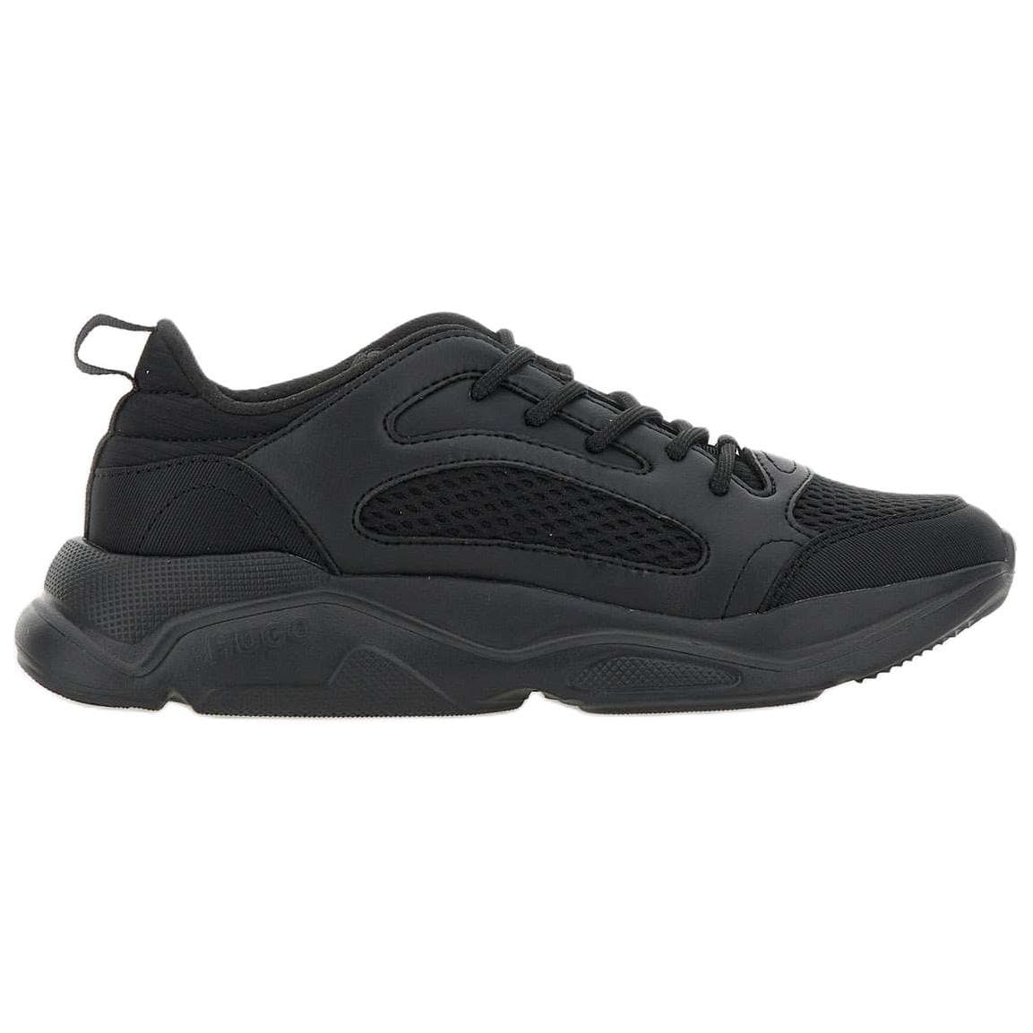 Кроссовки HUGO BOSS Leon Runn Pume Low Топ Повседневная обувь Мужская Черная - изображение 2