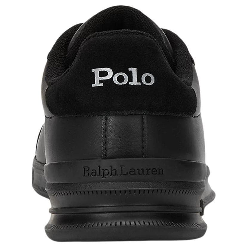 Кроссовки Polo Ralph Lauren Наследие Корт II Кожа Low Топ Скейтборд Обувь Мужской Черный - изображение 5