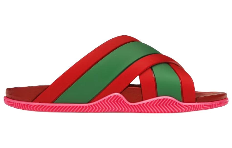 Сандалии Gucci Slides Red - изображение 2