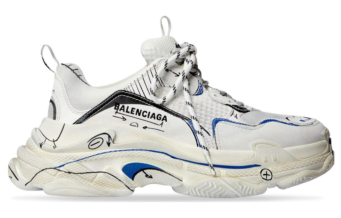 Кроссовки Balenciaga Triple S White - изображение 2