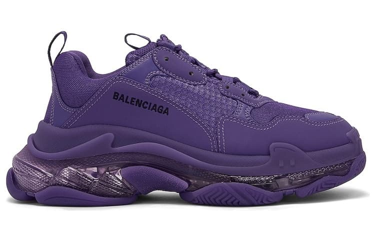 Кроссовки Balenciaga Triple S Purple - изображение 2