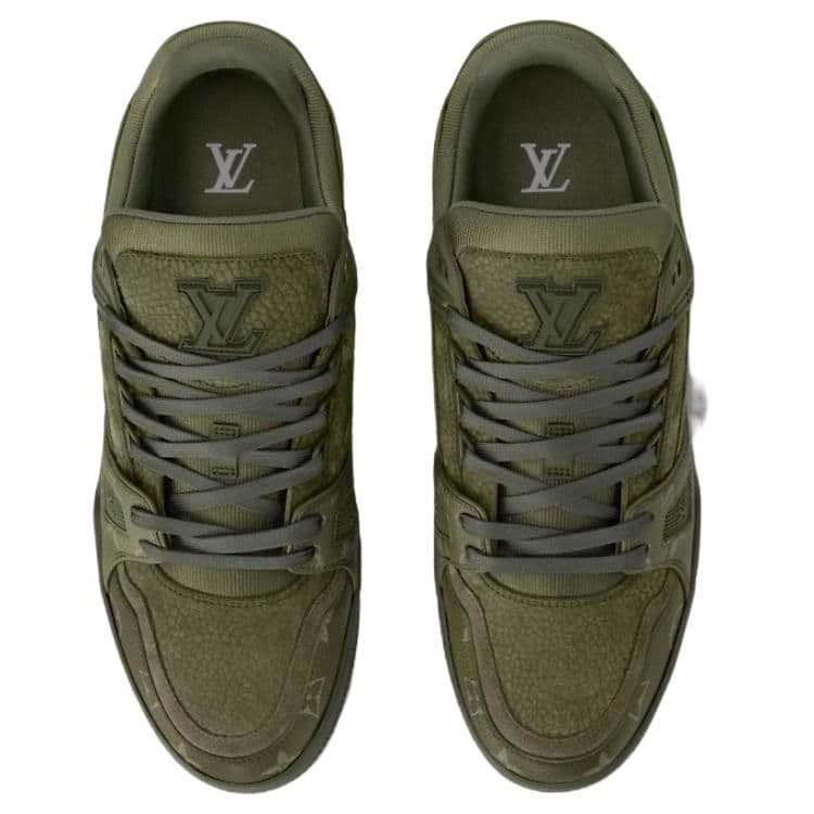 Кроссовки Louis Vuitton Trainer Green - изображение 4