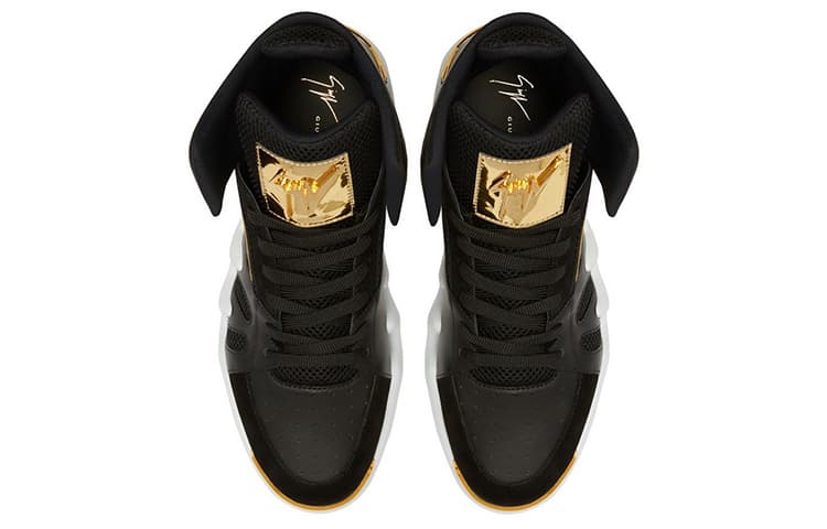 Кроссовки Giuseppe Zanotti GZ Talon Black Gold - изображение 4