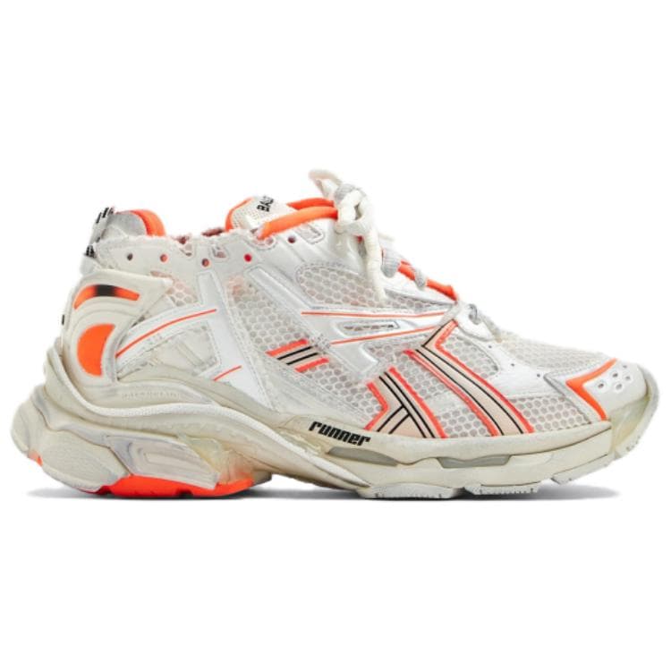 Кроссовки Balenciaga Runner White Orange - изображение 2