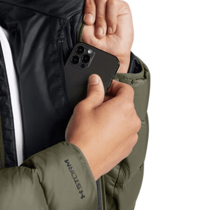 Зимняя куртка Under Armour FW24 Echo Пуховик Мужской Черный - изображение 6
