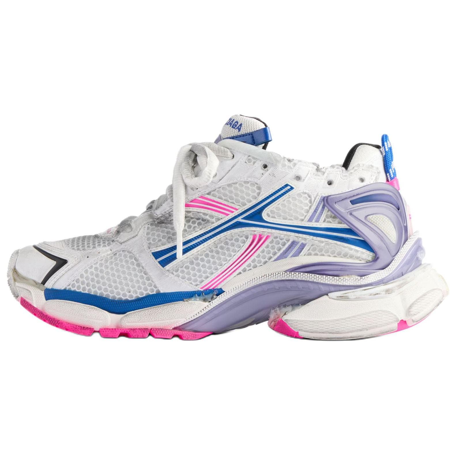 Кроссовки Balenciaga Runner Low Casual Shoes Женские Светло-фиолетовые - изображение 1