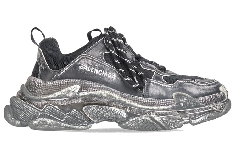 Кроссовки Balenciaga Triple S Black - изображение 2