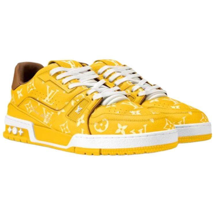 Кроссовки Louis Vuitton Trainer Yellow - изображение 3