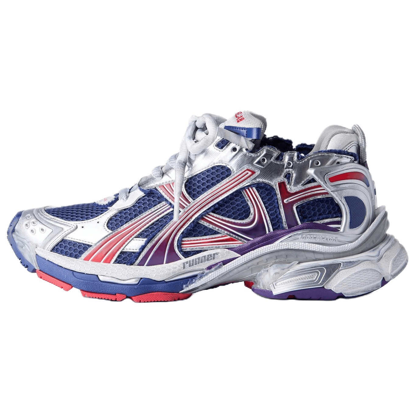 Кроссовки Balenciaga Runner Градиентные Низкие Кроссовки Мужские Темно-Синие - изображение 1