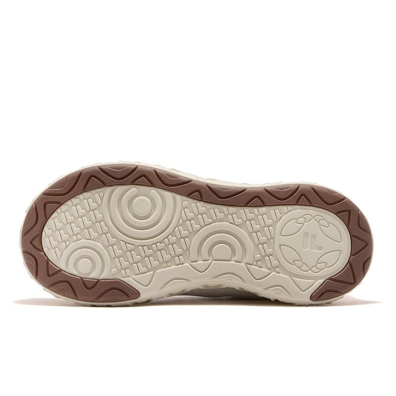 Кроссовки FILA FUSION PISA FLAT Cone Shoes Дышащий Low Топ Повседневная обувь Женские Тофу Белый - изображение 5