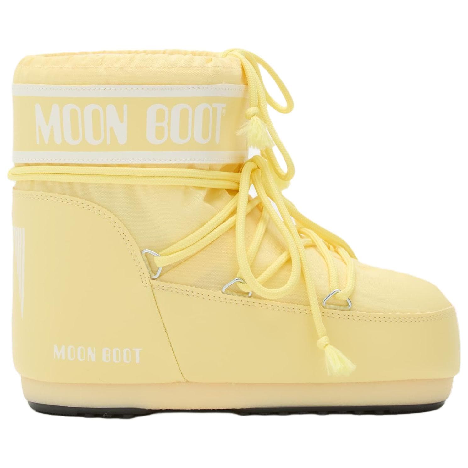 Ботинки зимние MOON BOOT GIALLO Короткие Сноубутсы Унисекс Желтые - изображение 2