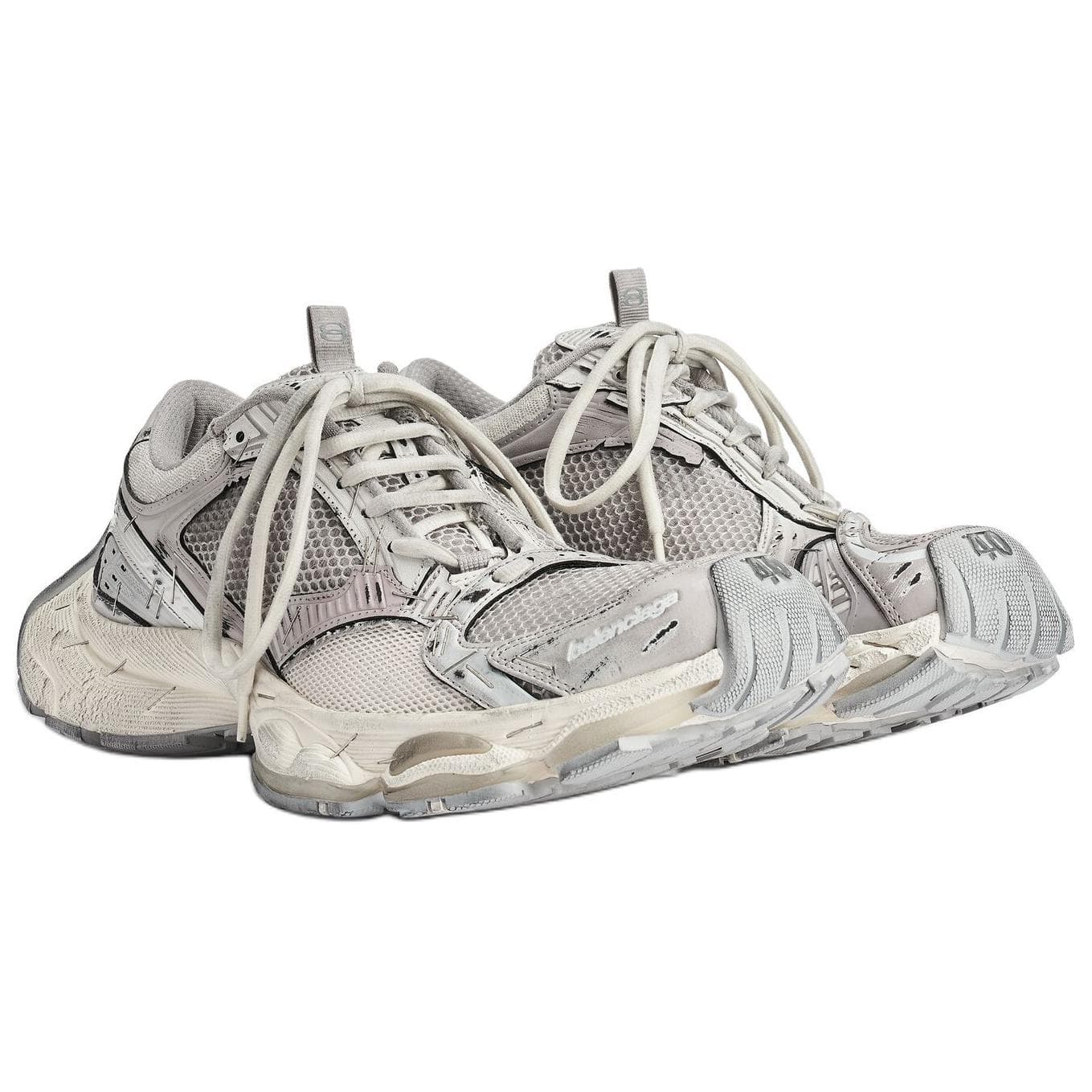 Кроссовки Balenciaga Степлер Low Top массивные кроссовки мужские бежевые - изображение 2