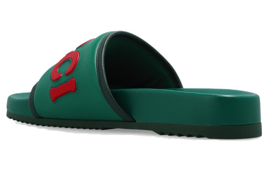 Сандалии Gucci Slide Green - изображение 3