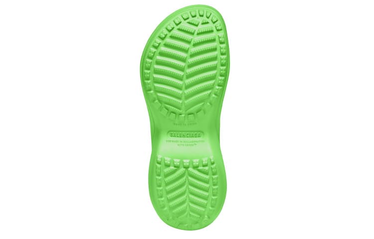 Сандалии Balenciaga Pool Crocs Green - изображение 4
