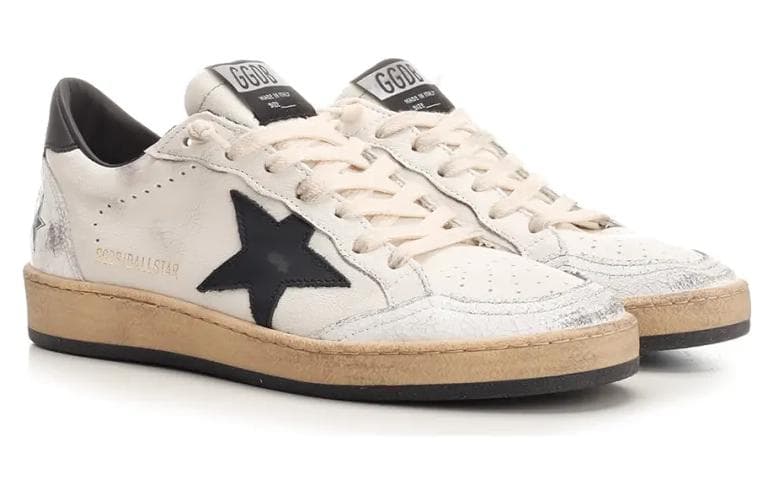 Кроссовки Golden Goose Ball Star White Black - изображение 3