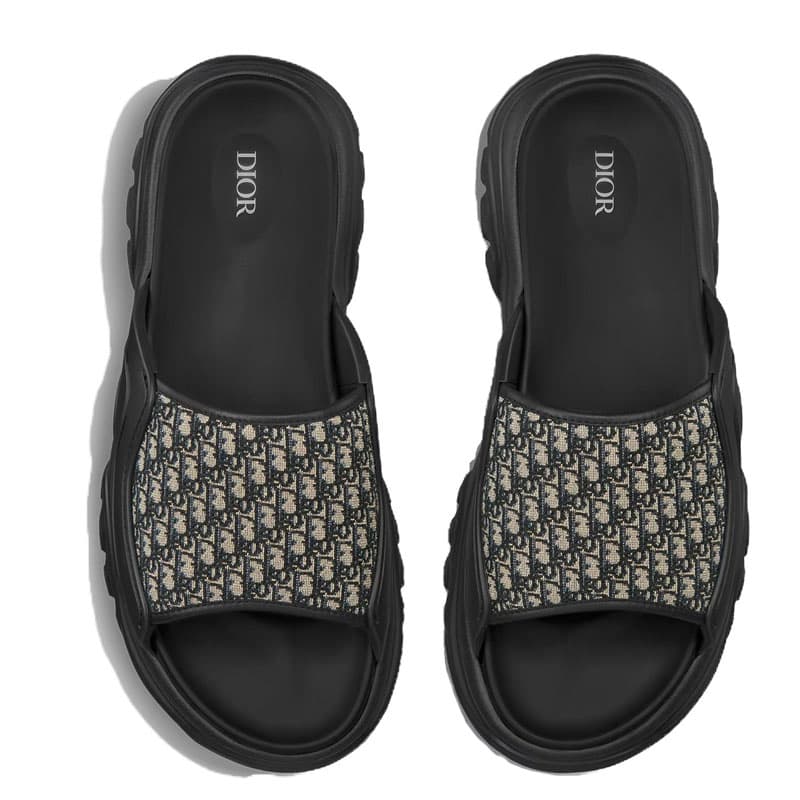 Сандалии Dior H-Town Oblique Black - изображение 6