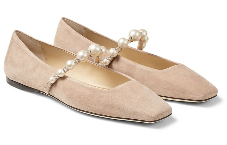 Тапочки Jimmy Choo Ade Flat Ballerina Pink - изображение 4