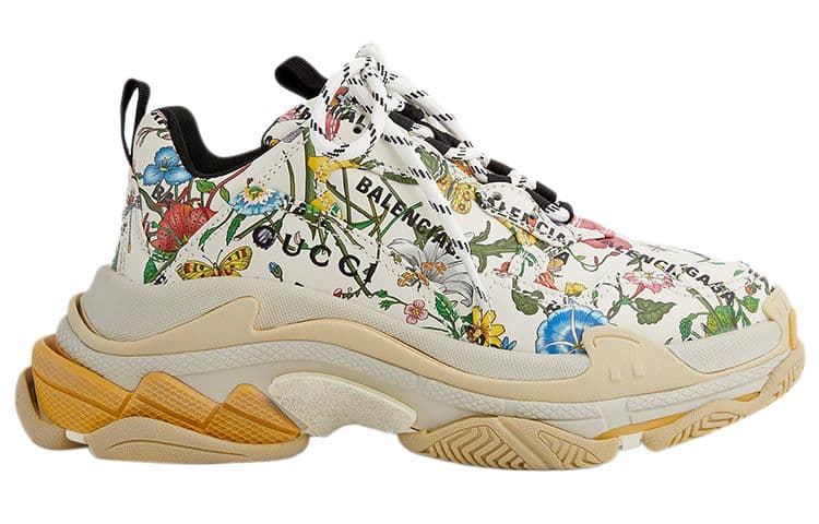 Кроссовки Gucci x Balenciaga Triple S Ivory - изображение 2