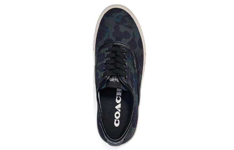 Кроссовки Coach Leather Low Top Sneakers Blue - изображение 4
