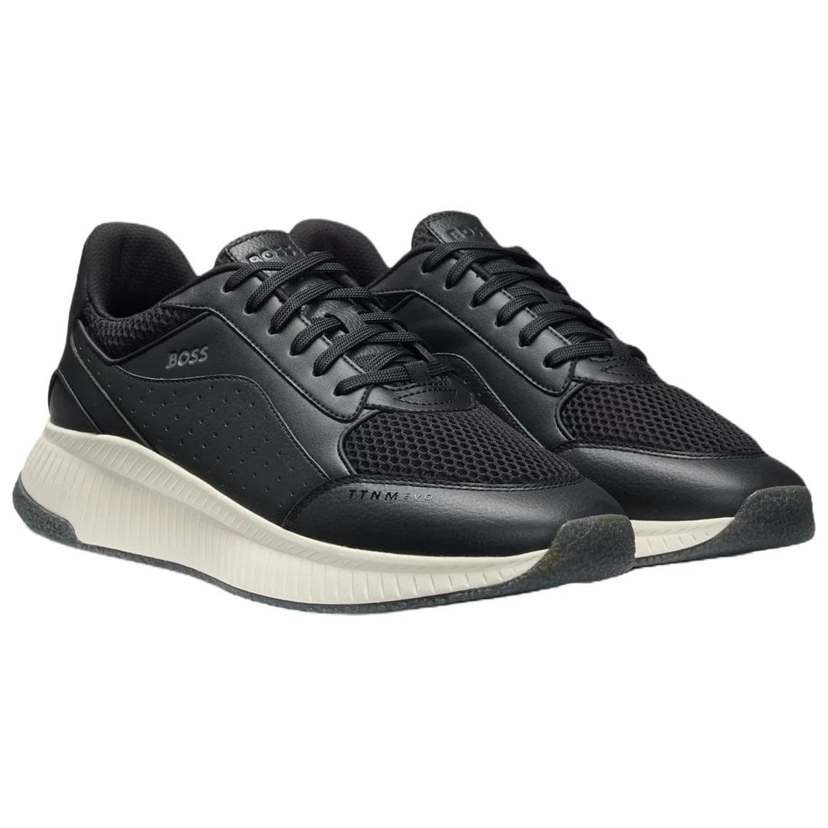 Кроссовки Hugo Boss Ttnm EVO Low Топ Повседневная обувь Мужская Черная - изображение 3
