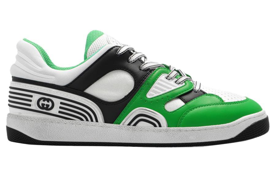 Кроссовки Gucci Basket Green White Black - изображение 2