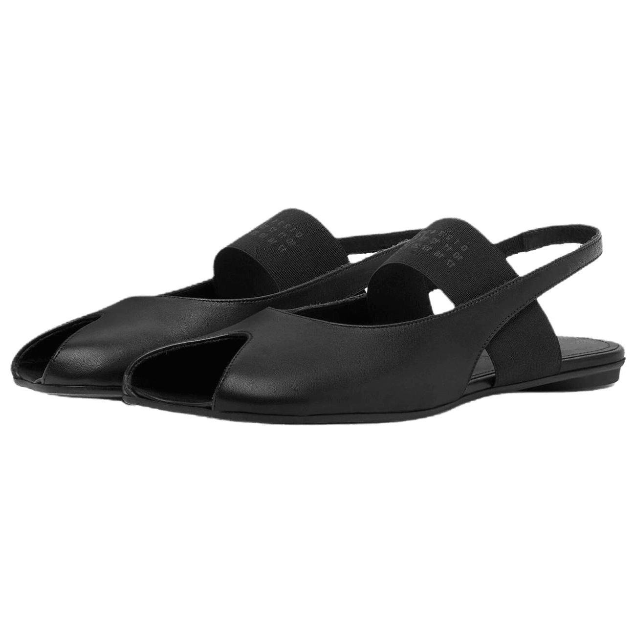 Тапочки MM6 Maison Margiela Anatomic Повседневная обувь Женские Черный - изображение 3