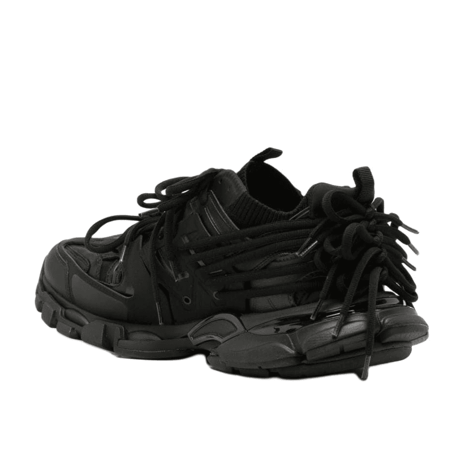 Кроссовки Balenciaga Low Top Lace-Up Sneakers Black - изображение 5