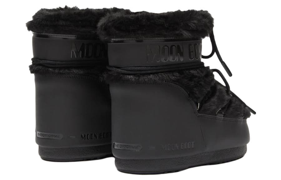 Ботинки зимние Moon Boot Black Short Snow Boots - изображение 5