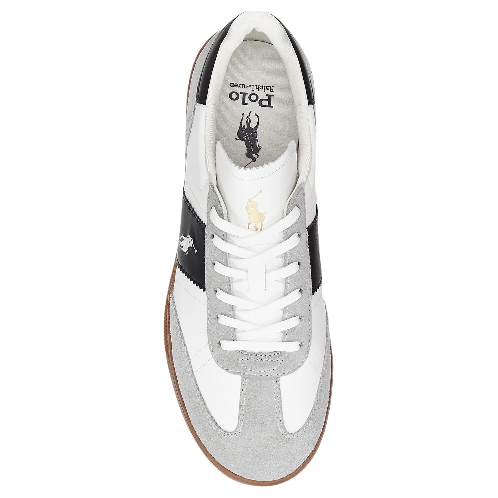 Кроссовки Polo Ralph Lauren Heritage Aera Low Скейтборд Обувь Мужская Серого цвета - изображение 4