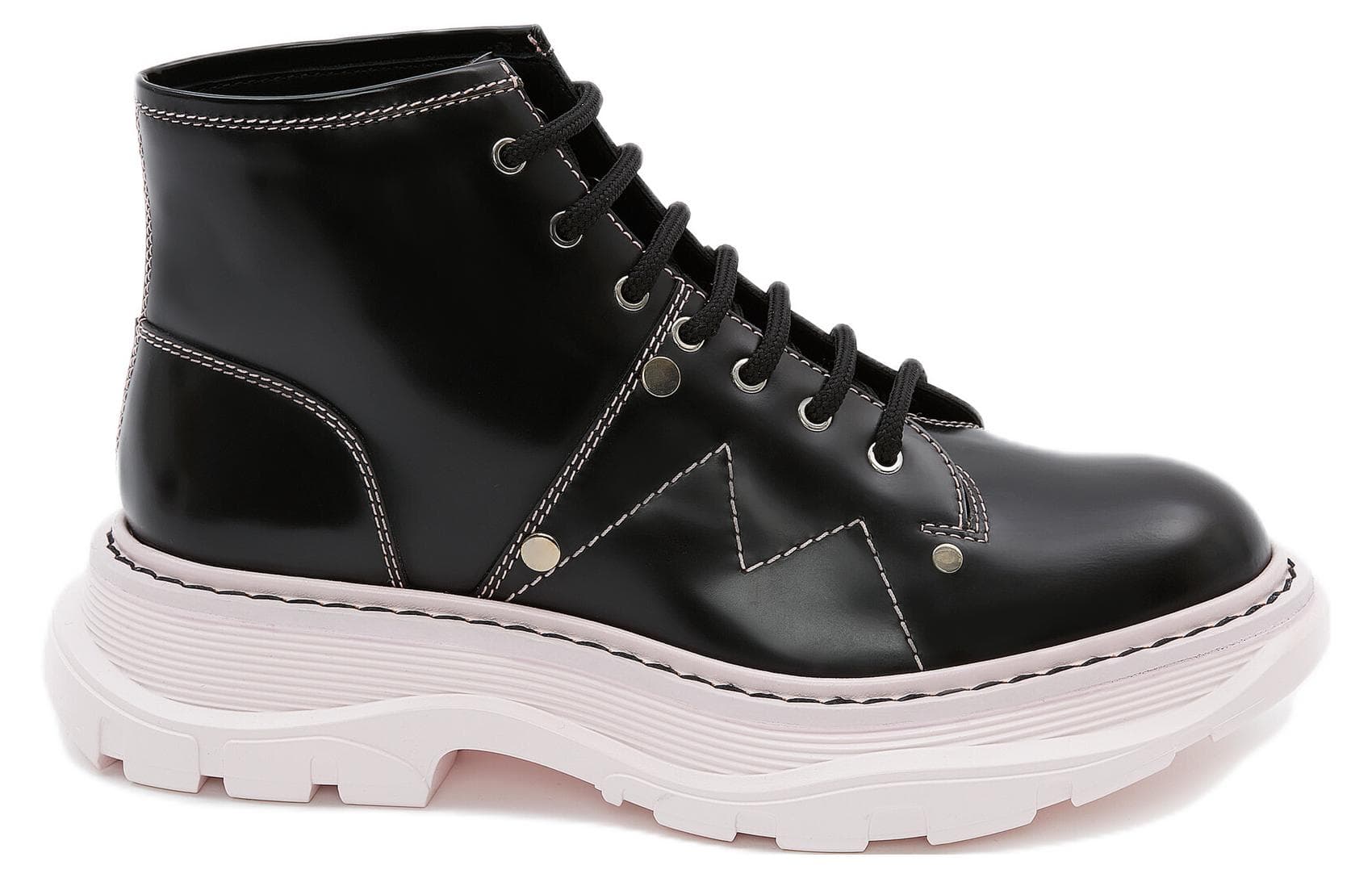 Ботинки Alexander McQueen Tread Slick Boots Black - изображение 2