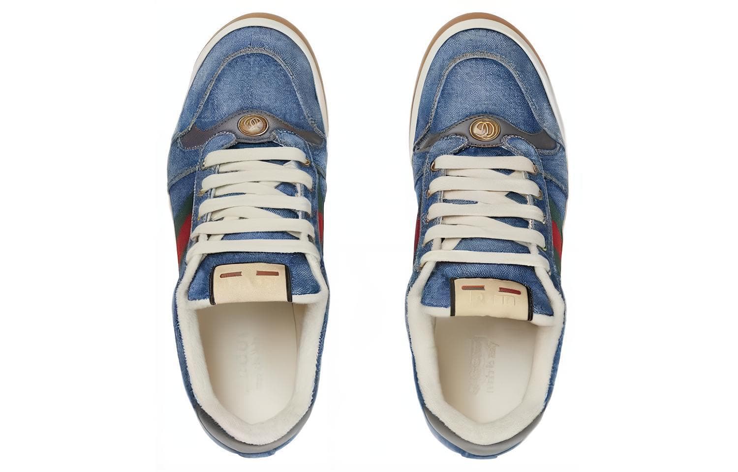 Кроссовки Gucci Screener Denim - изображение 4