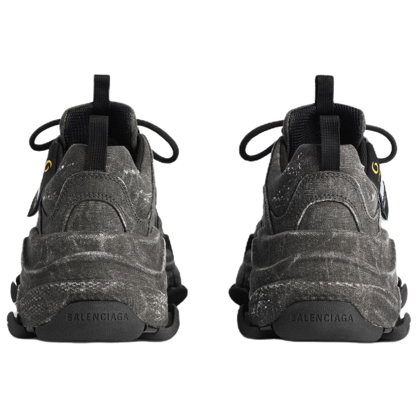 Кроссовки Balenciaga Triple S Low Топ Массивные кроссовки Мужской Черный - изображение 6
