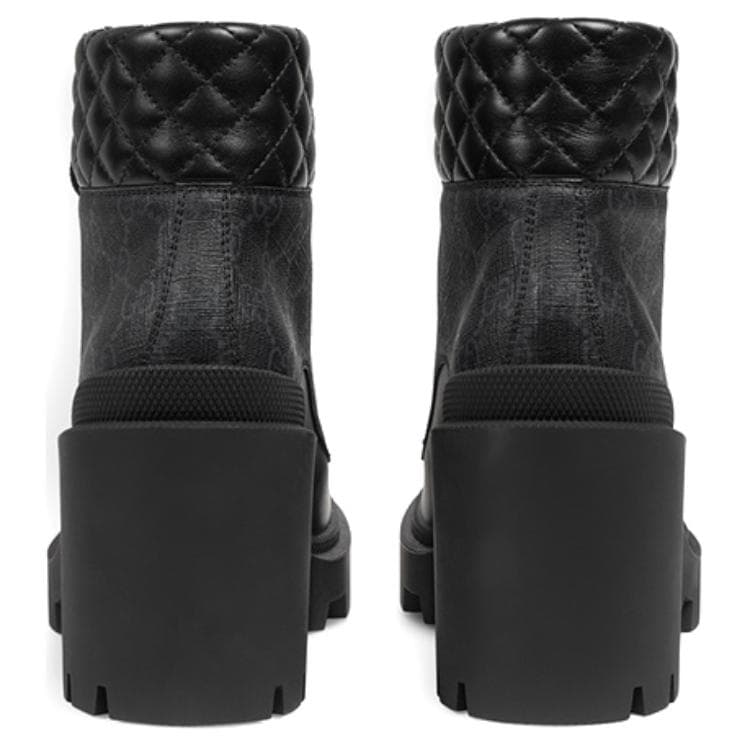 Сапоги Gucci GG Fashion Ankle Boots Black - изображение 5