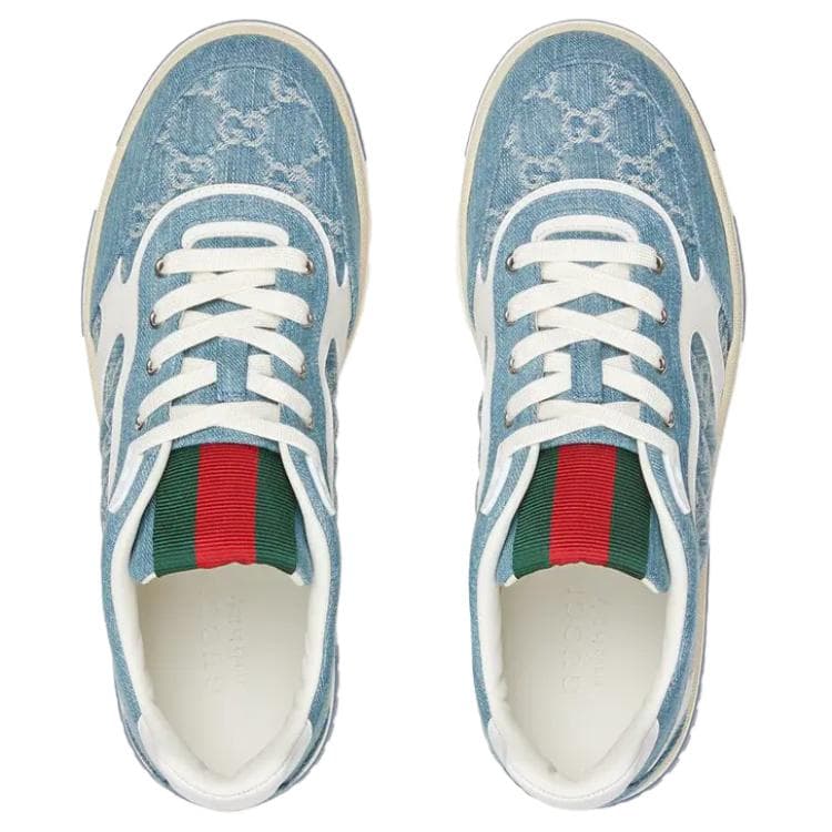 Кроссовки GUCCI Re-Web Blue - изображение 4
