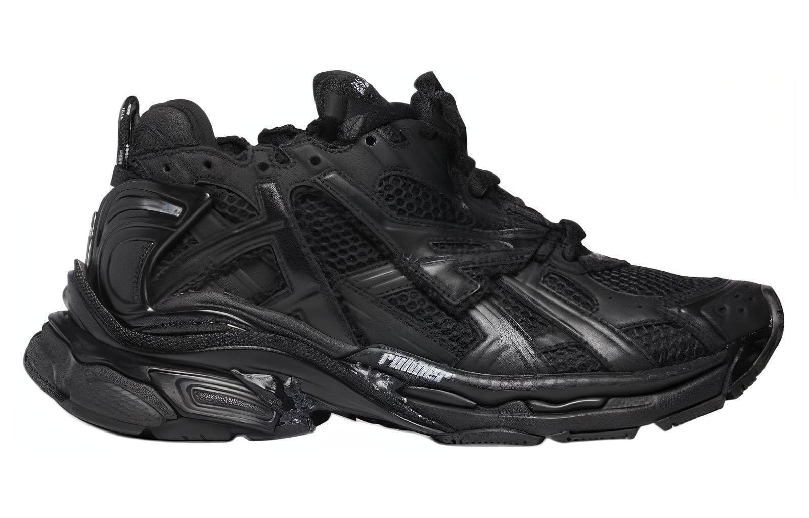 Кроссовки Balenciaga Runner Low Casual Shoes Женские Черные - изображение 2