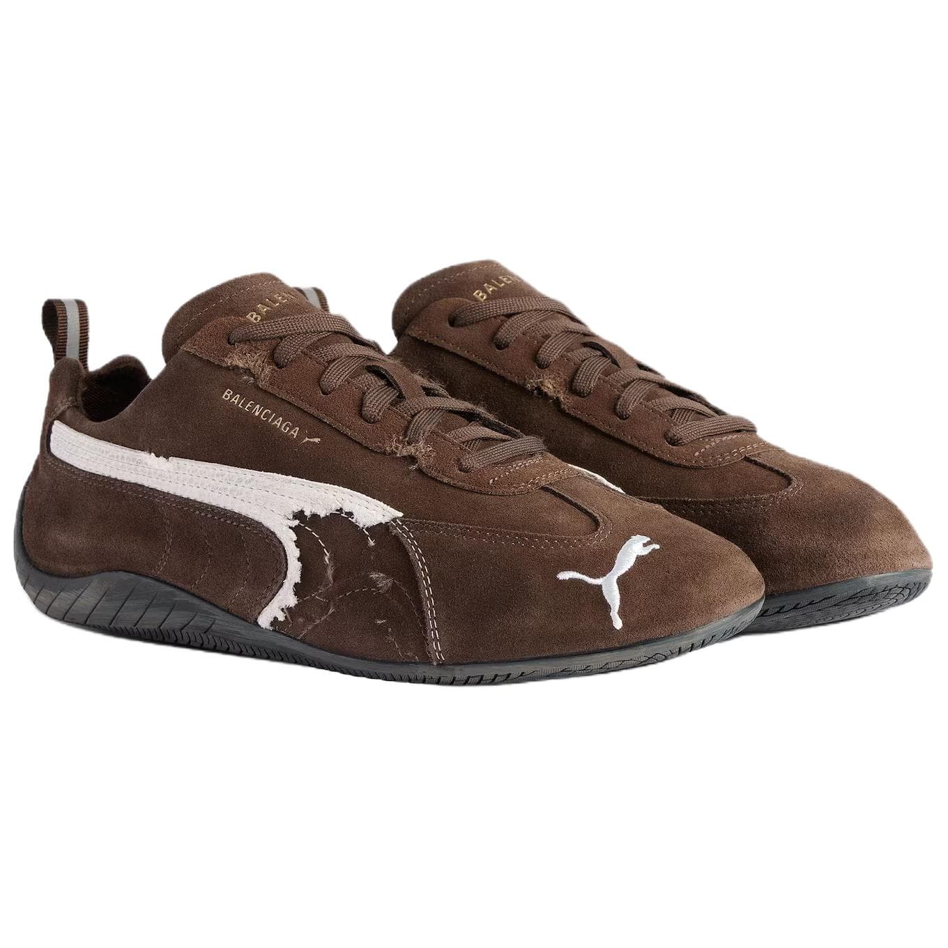 Кроссовки PUMA x Balenciaga Speedcat Brown - изображение 4