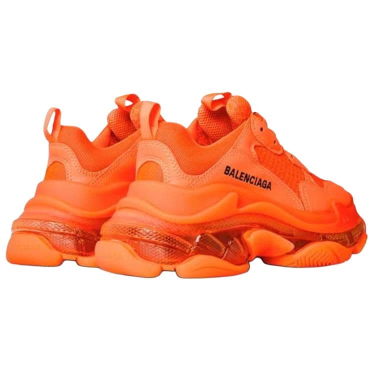 Кроссовки Balenciaga Triple S Orange - изображение 4